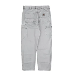Carhartt WIP Pantalons*Double Knee Pant Black Chalk Wash