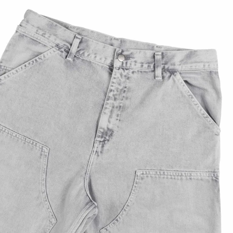 Carhartt WIP Pantalons*Double Knee Pant Black Chalk Wash