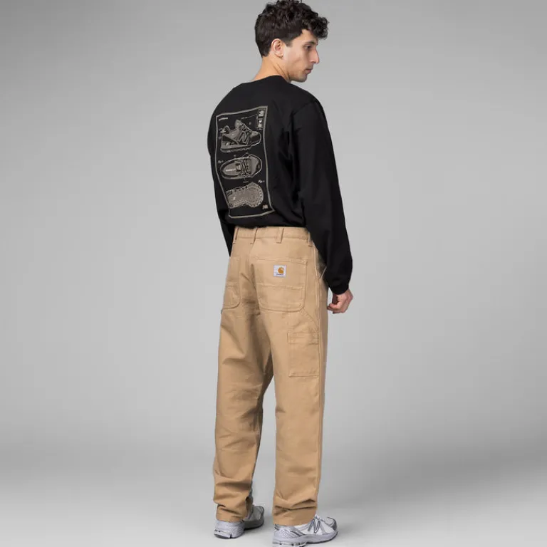 Carhartt WIP Pantalons*Double Knee Pant Dusty HamiltonBrown