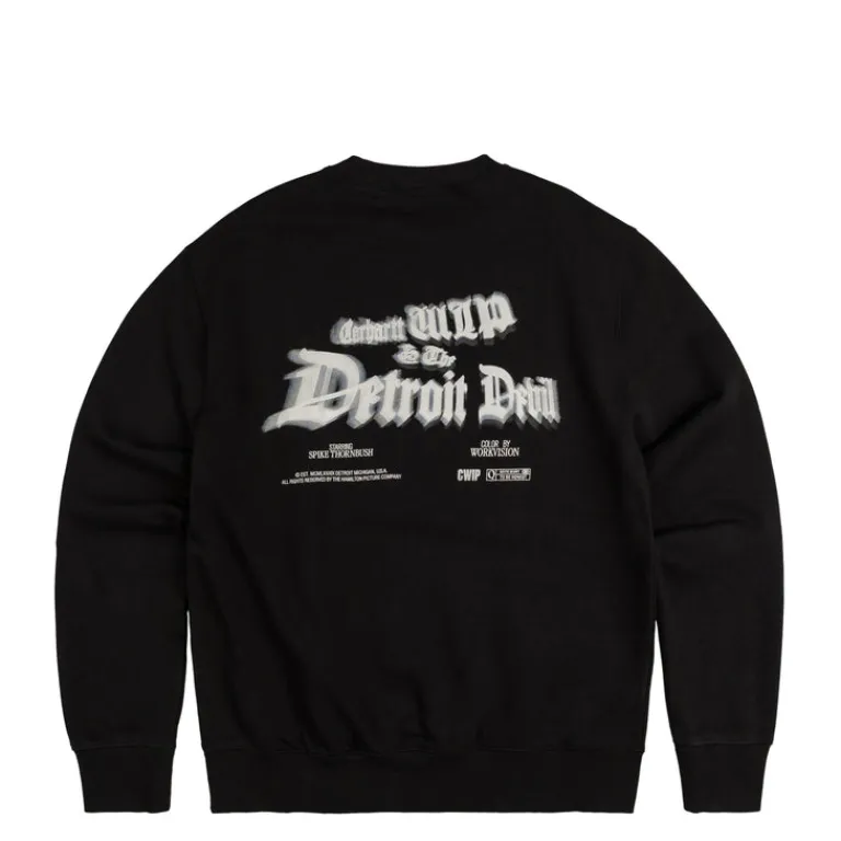 Carhartt WIP Pullover*Greatest Flicks Sweat Black
