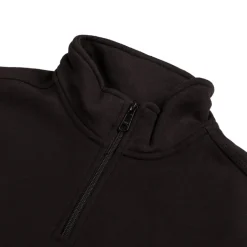 Carhartt WIP Pullover*Half Zip American Script Sweat Black