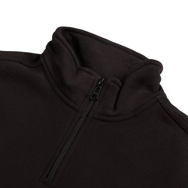 Carhartt WIP Pullover*Half Zip American Script Sweat Black