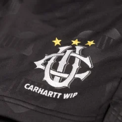 Carhartt WIP Shorts*Hartt's Football Short Heart Train Jacquard / Black