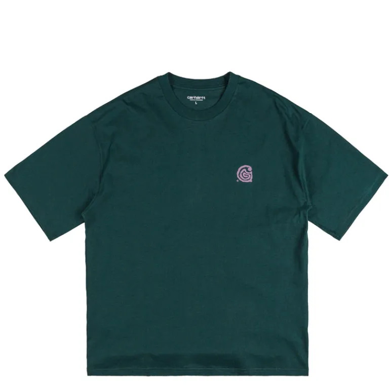 Carhartt WIP T-Shirts*Helix T-Shirt Deep Lagoon