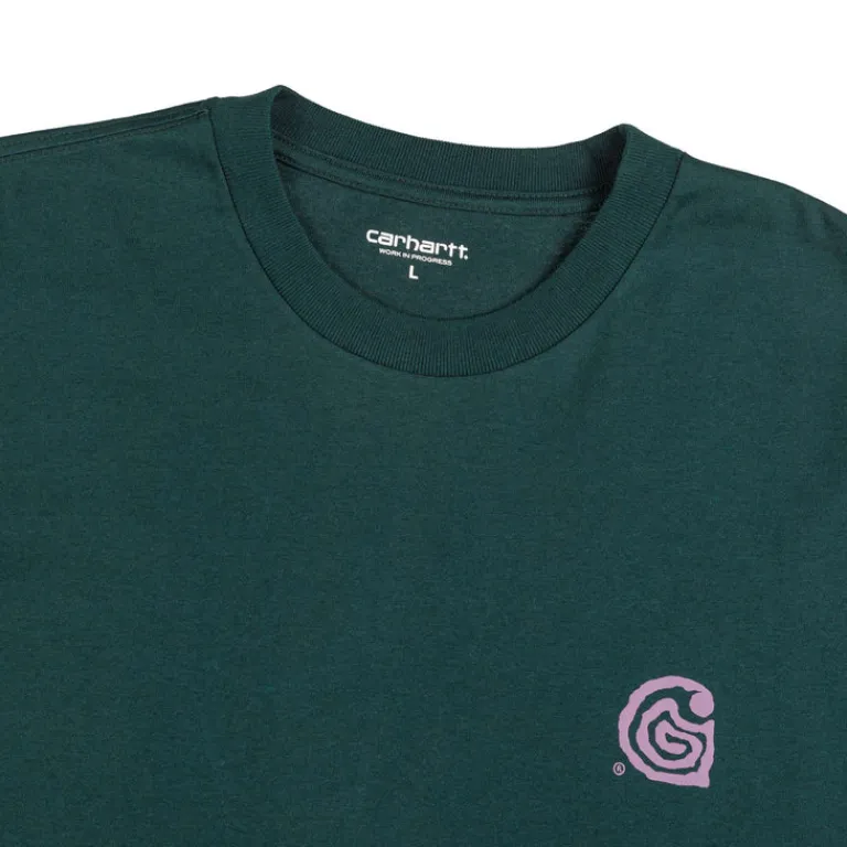 Carhartt WIP T-Shirts*Helix T-Shirt Deep Lagoon