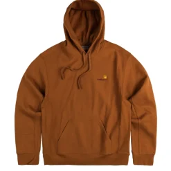 Carhartt WIP Sweats À Capuche*Hooded American Script Sweat Sienne
