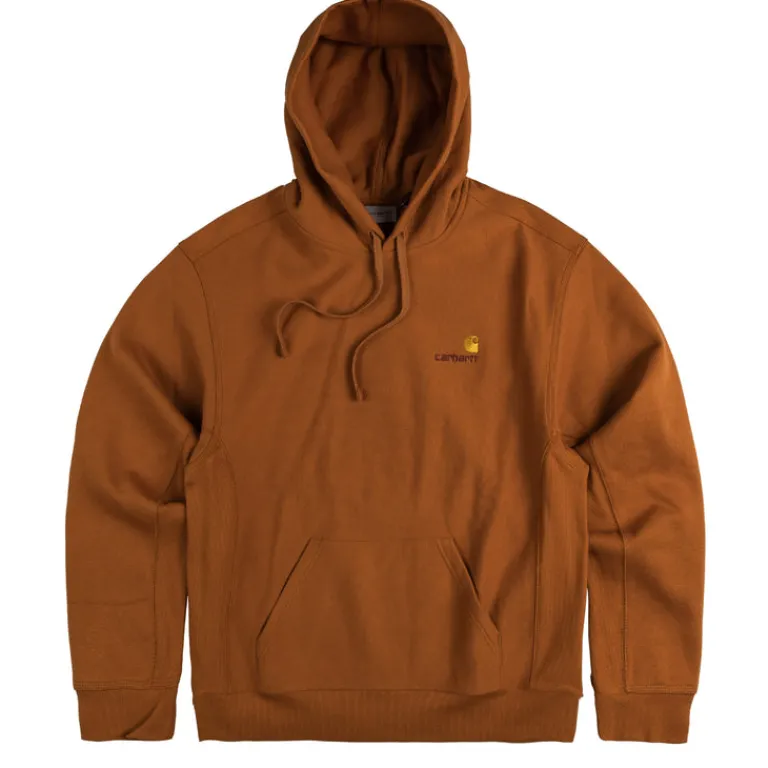 Carhartt WIP Sweats À Capuche*Hooded American Script Sweat Sienne