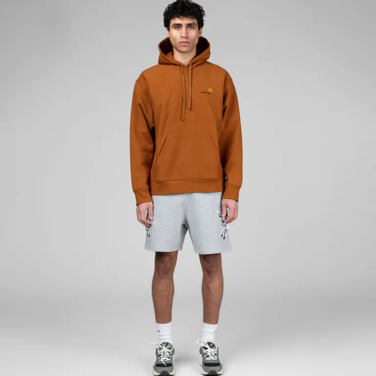 Carhartt WIP Sweats À Capuche*Hooded American Script Sweat Sienne