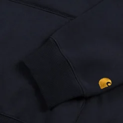 Carhartt WIP Sweats À Capuche*Hooded Chase Sweatshirt Dark Navy / Gold
