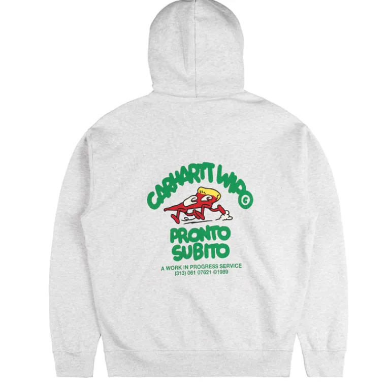 Carhartt WIP Sweats À Capuche*Hooded Pronto Sweat Jacket Ash Heather