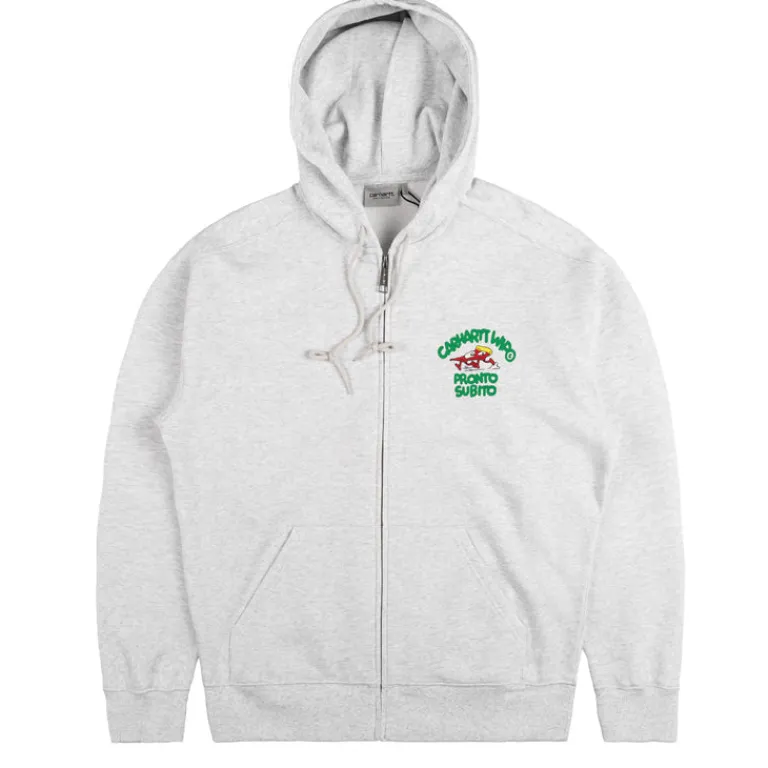 Carhartt WIP Sweats À Capuche*Hooded Pronto Sweat Jacket Ash Heather