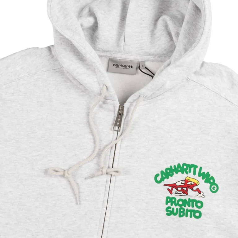 Carhartt WIP Sweats À Capuche*Hooded Pronto Sweat Jacket Ash Heather