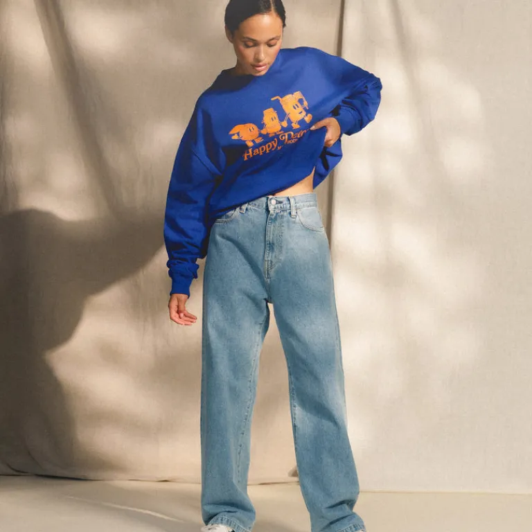Carhartt WIP Pantalons*Landon Pant Blue Heavy Stone Washed