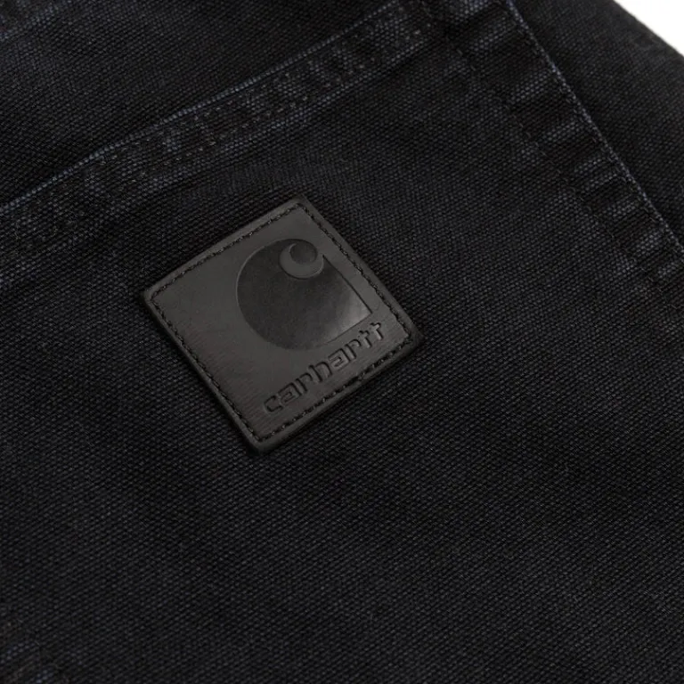 Carhartt WIP Pantalons*Landon Pant Black stone canvas