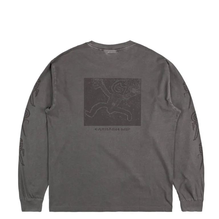Carhartt WIP T-Shirts*L/S Terrestrial T-Shirt Black / Graphite