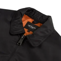 Carhartt WIP Gilets*Olten Bomber Black / Turmeric