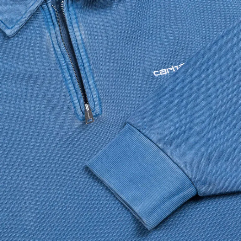 Carhartt WIP Pullover*Pique Script Sweat Wolfsbane / White