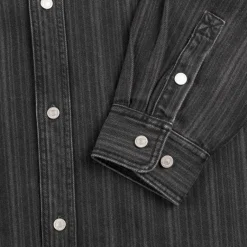 Carhartt WIP Chemises*Rylan Shirt Jacket 'Hampton' Denim Rylan Stripe / Black