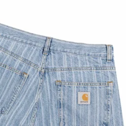 Carhartt WIP Shorts*Rylan Short 'Hampton' Denim Rylan Stripe / Blue