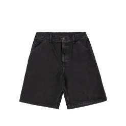Carhartt WIP Shorts*Single Knee Short Black Stone Washed