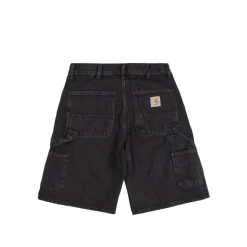 Carhartt WIP Shorts*Single Knee Short Black Stone Washed