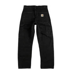 Carhartt WIP Pantalons*Single Knee Pant Stone Washed Black