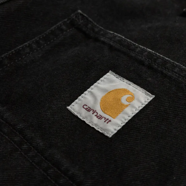 Carhartt WIP Pantalons*Single Knee Pant Stone Washed Black