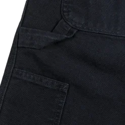 Carhartt WIP Pantalons*Single Knee Pant Black Stone Canvas
