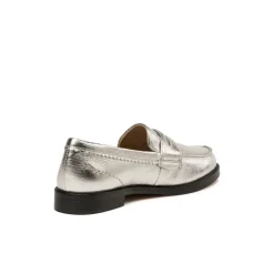 Clarks Sneakers En Cuir|Loafer*Straven Edge Silver Leather