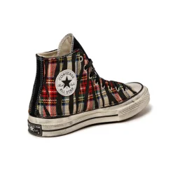 Converse Sneakers Montantes|Sneakers En Cuir*Chuck Taylor All Star '70 Hi Black Tartan Zebra