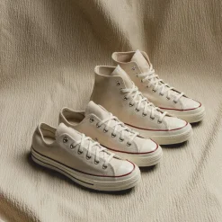 Converse Sneakers Végétaliens*Chuck Taylor All Star '70 OX Parchment / Garnet / Egret