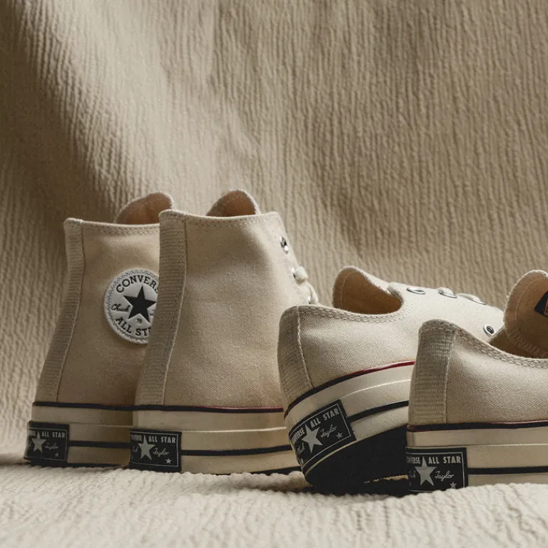 Converse Sneakers Végétaliens*Chuck Taylor All Star '70 OX Parchment / Garnet / Egret