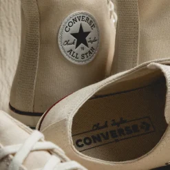 Converse Sneakers Végétaliens*Chuck Taylor All Star '70 OX Parchment / Garnet / Egret