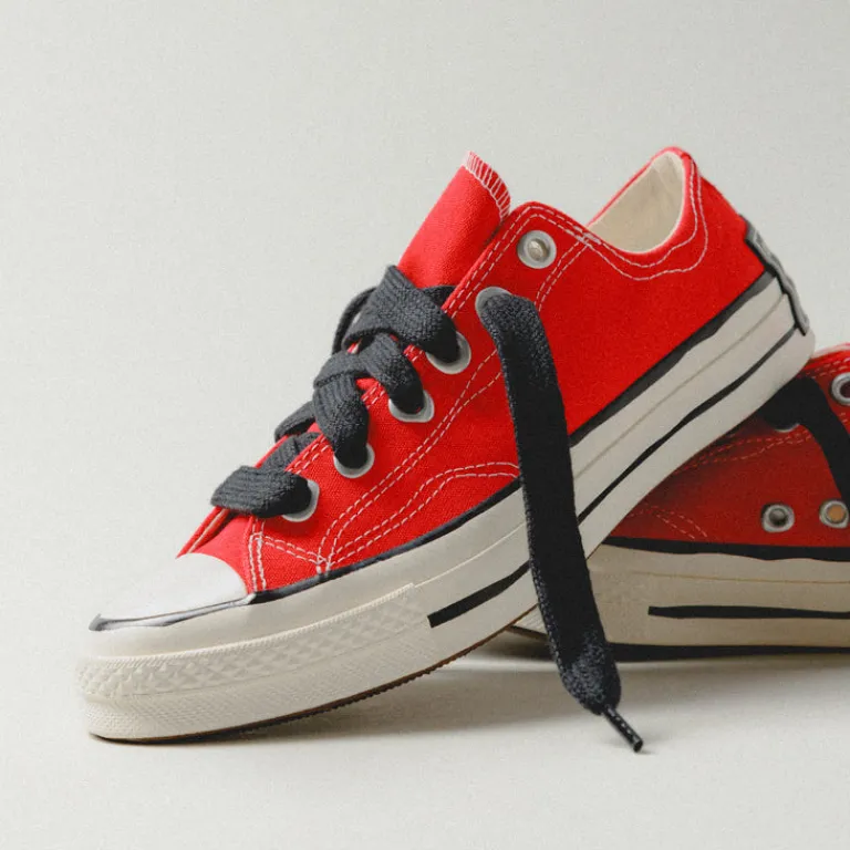Converse Sneakers Végétaliens*Chuck Taylor All Star '70 OX *Sketch Pack* Red / Red / Black