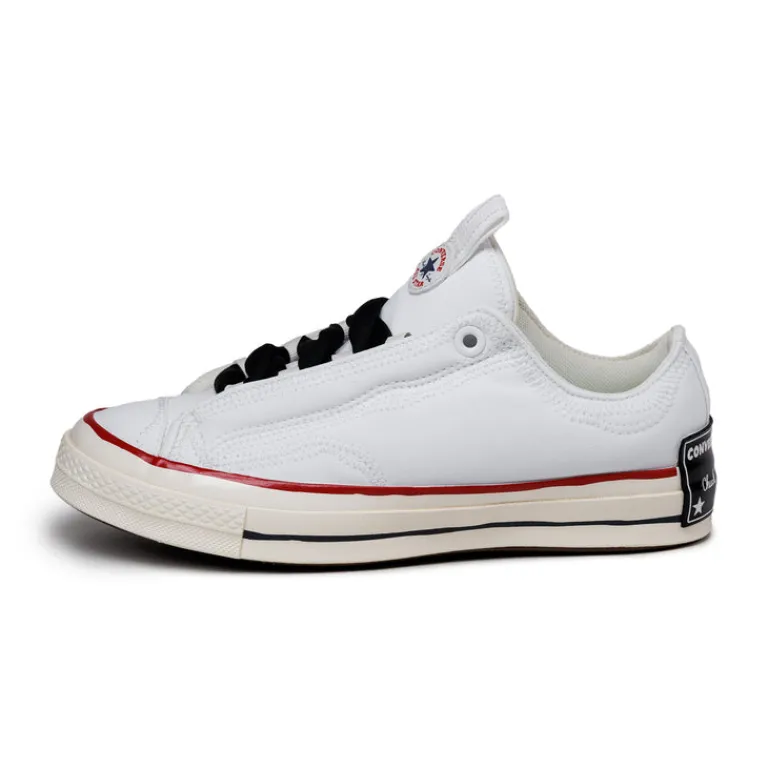 Converse Sneakers Végétaliens|Chunky Sneakers*Chuck Taylor All Star '70 OX *Puffed* White / Red / Blue