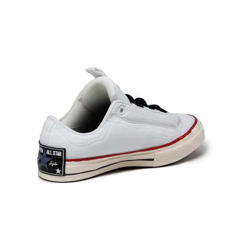 Converse Sneakers Végétaliens|Chunky Sneakers*Chuck Taylor All Star '70 OX *Puffed* White / Red / Blue