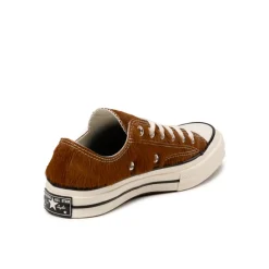 Converse Sneakers Végétaliens*Chuck Taylor All Star '70 OX *Ponyhair* Brown / Brown / Egret
