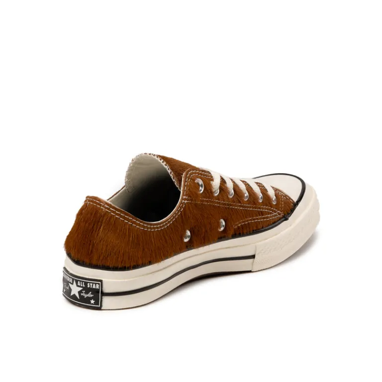 Converse Sneakers Végétaliens*Chuck Taylor All Star '70 OX *Ponyhair* Brown / Brown / Egret