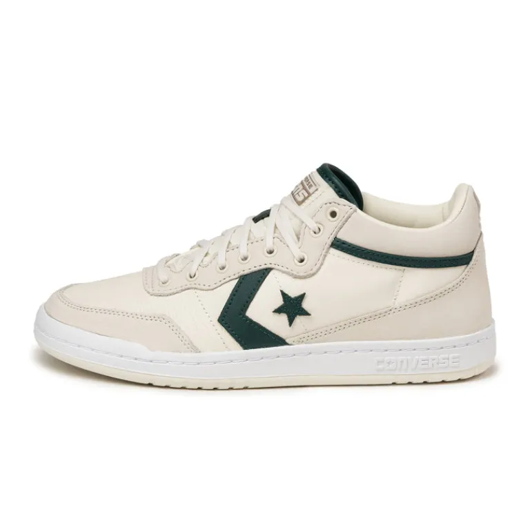 Converse Sneakers Montantes|Sneakers En Cuir*Fastbreak Pro Mid Egret / Green Envy / White
