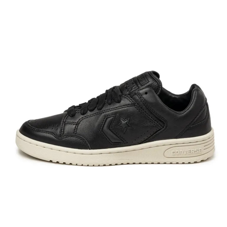 Converse Sneakers En Cuir*Weapon OX Black / Black / Natural Ivory