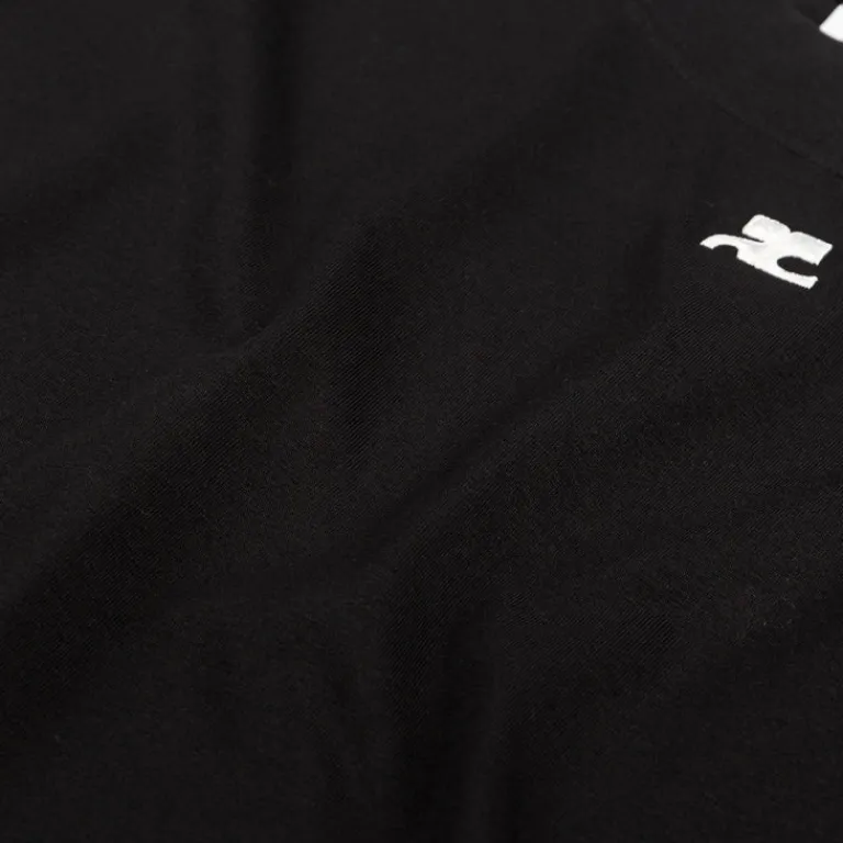Courreges T-Shirts*Oversized T-Shirt Black