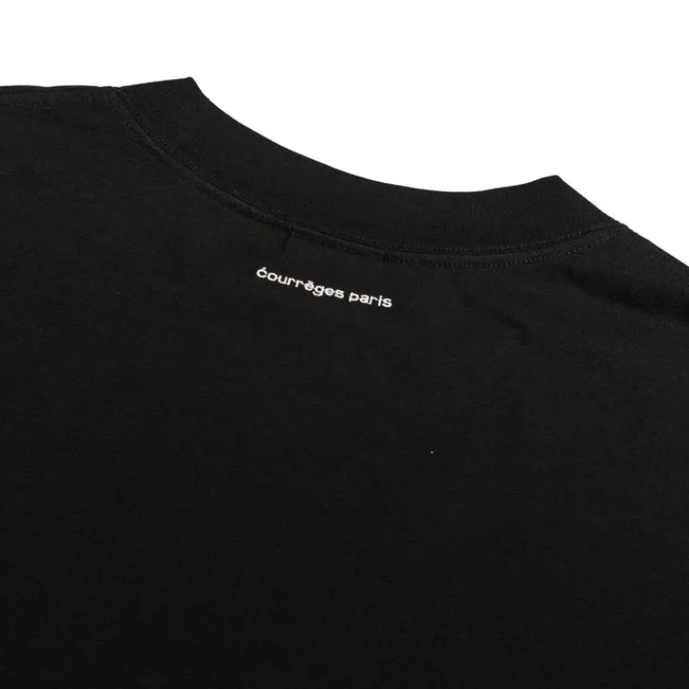 Courreges T-Shirts*Oversized T-Shirt Black