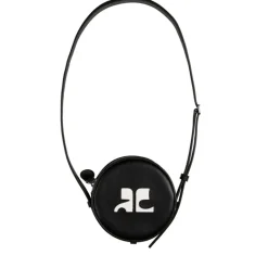 Courreges Alle Anzeigen|Sacs*Reedition Leather Circle Bag Black