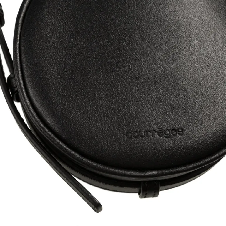 Courreges Alle Anzeigen|Sacs*Reedition Leather Circle Bag Black