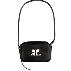 Courreges Alle Anzeigen|Sacs*Reedition Leather Camera Bag Black