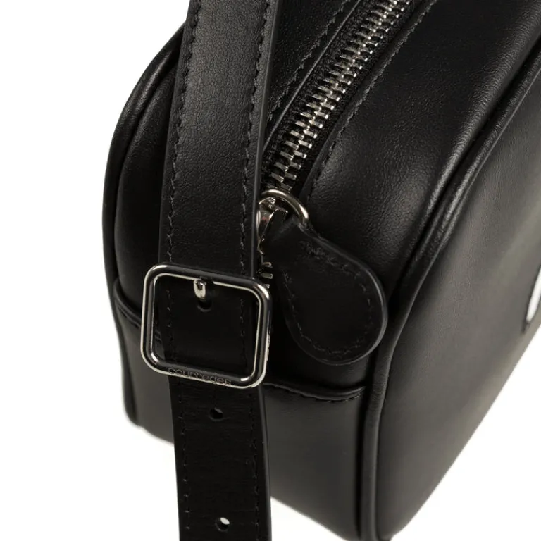 Courreges Alle Anzeigen|Sacs*Reedition Leather Camera Bag Black