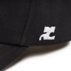 Courreges Alle Anzeigen|Caps & Bucket Hats*Signature Cotton Cap Black