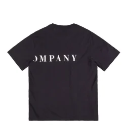 C.P. Company T-Shirts*30/1 Jersey Front-Back Logo T-Shirt Total Eclipse