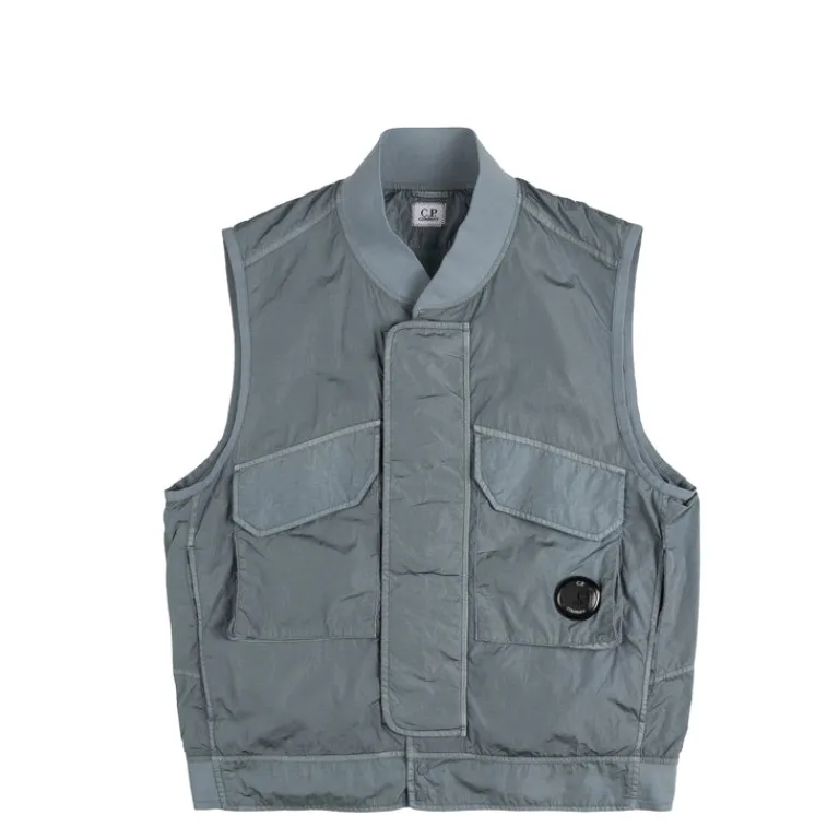 C.P. Company Vestes*Chrome-R Lens Vest Stormy Weather