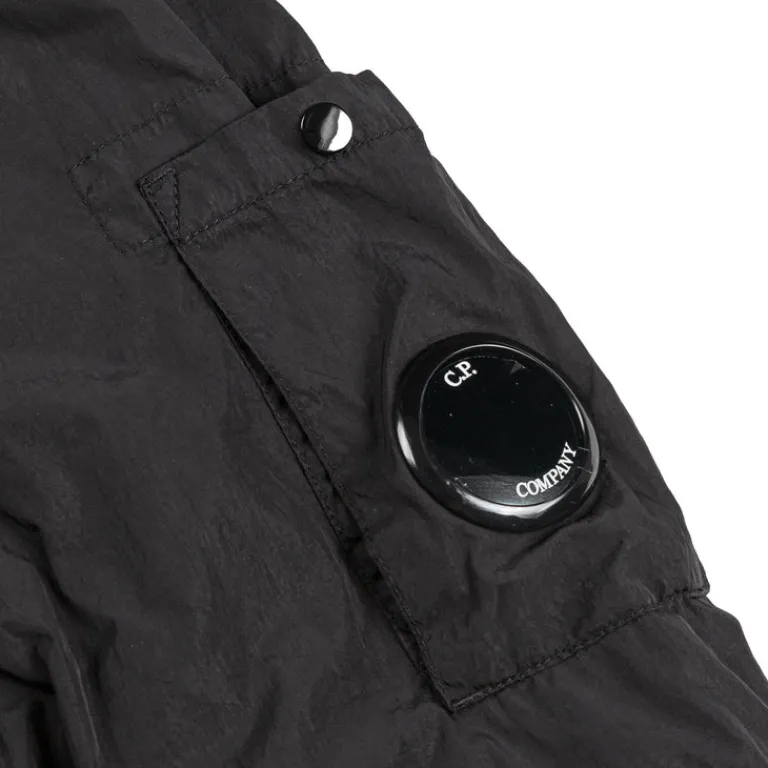 C.P. Company Gilets*Chrome-R Padded Overshirt Black